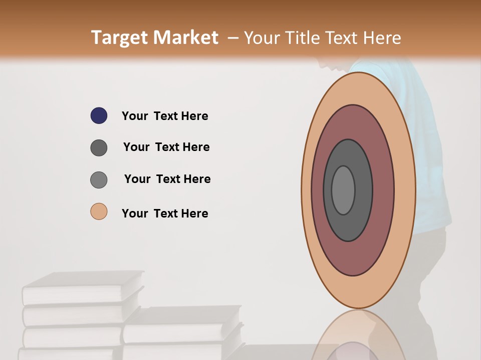 Male Profile Tower PowerPoint Template