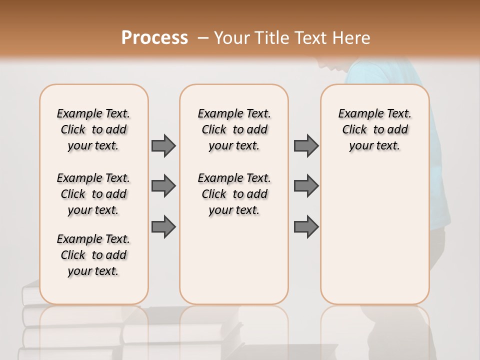 Male Profile Tower PowerPoint Template