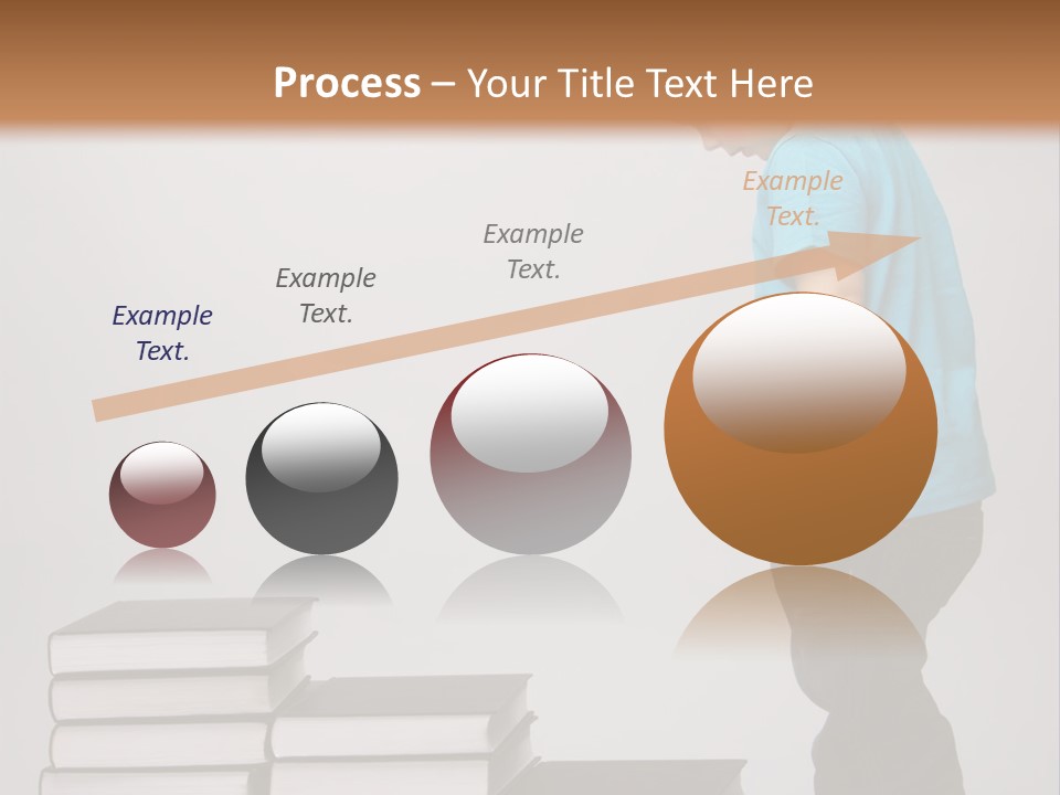 Male Profile Tower PowerPoint Template