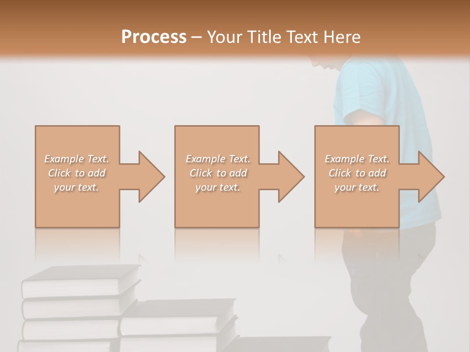 Male Profile Tower PowerPoint Template