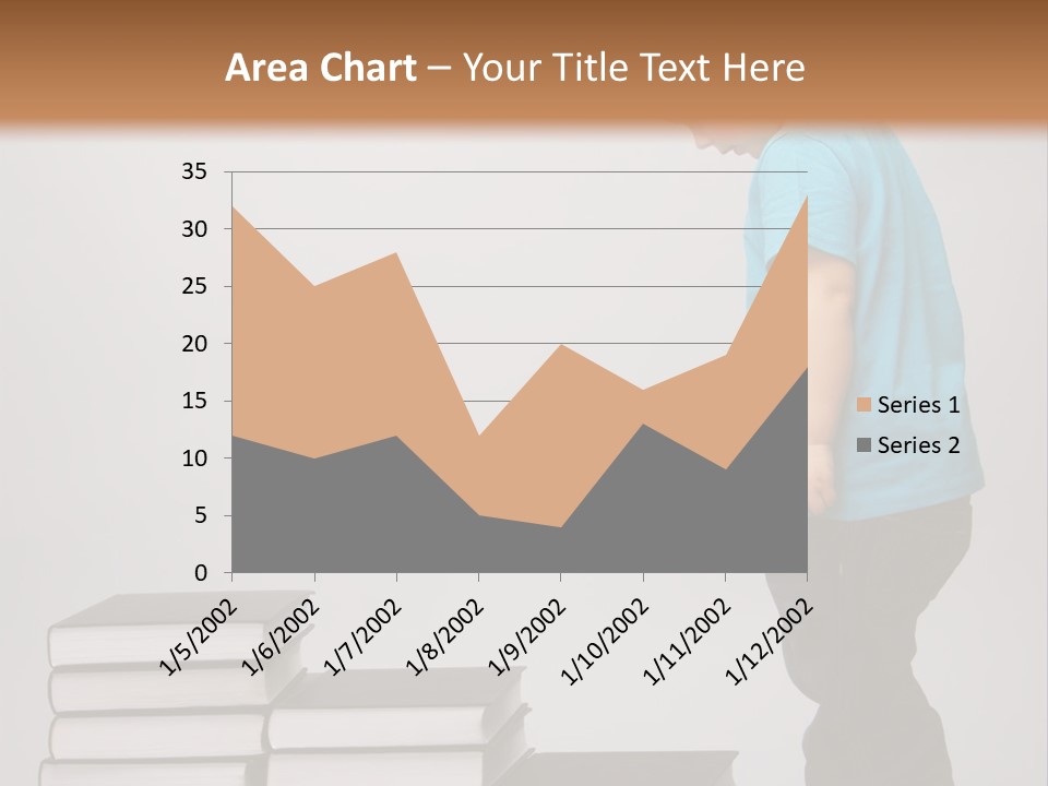 Male Profile Tower PowerPoint Template