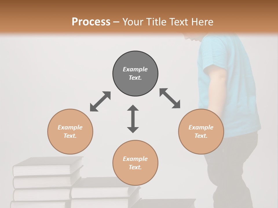 Male Profile Tower PowerPoint Template
