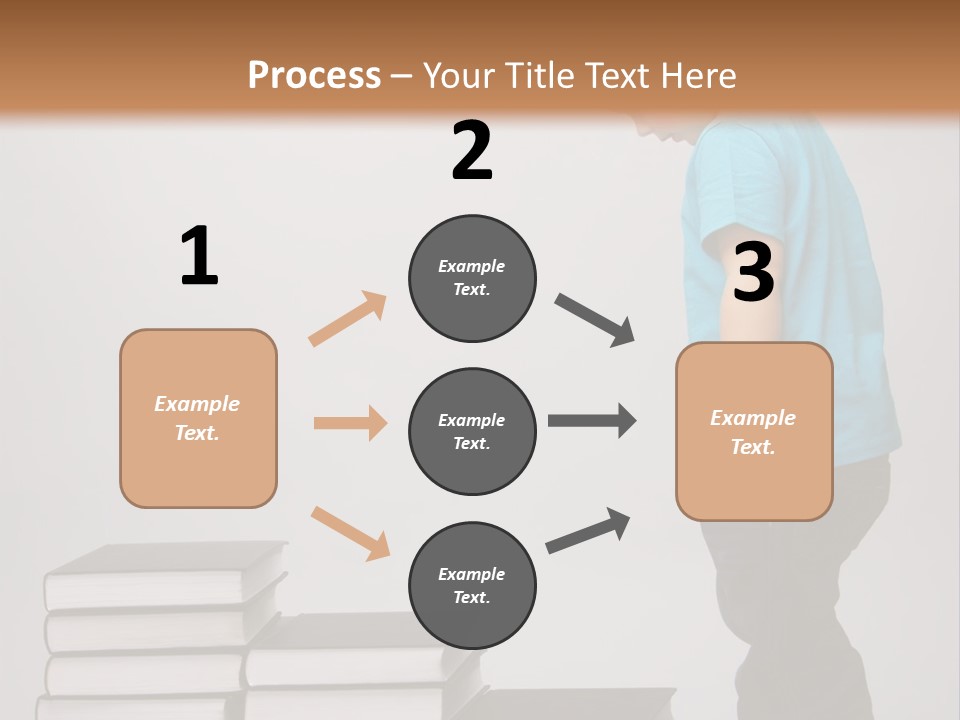 Male Profile Tower PowerPoint Template