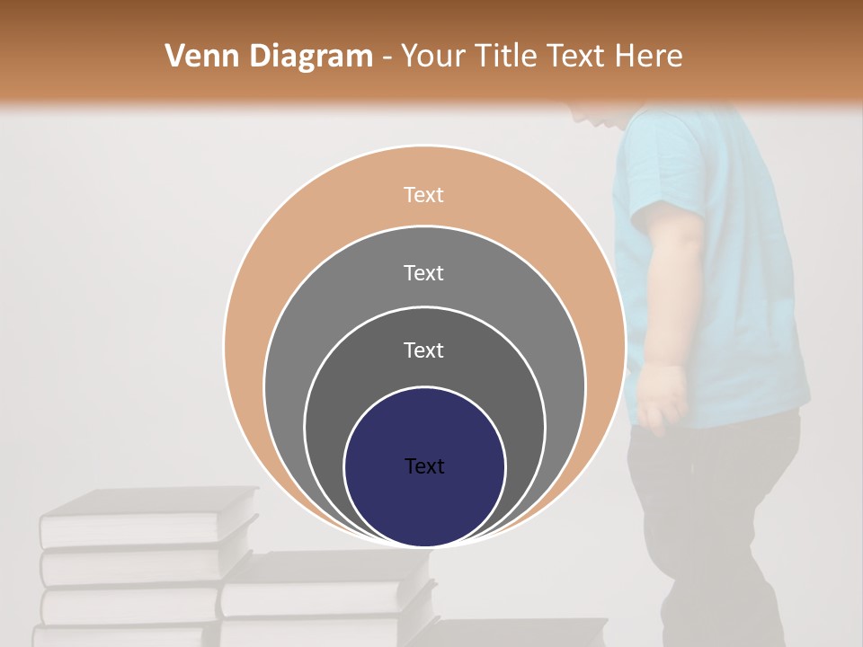 Male Profile Tower PowerPoint Template