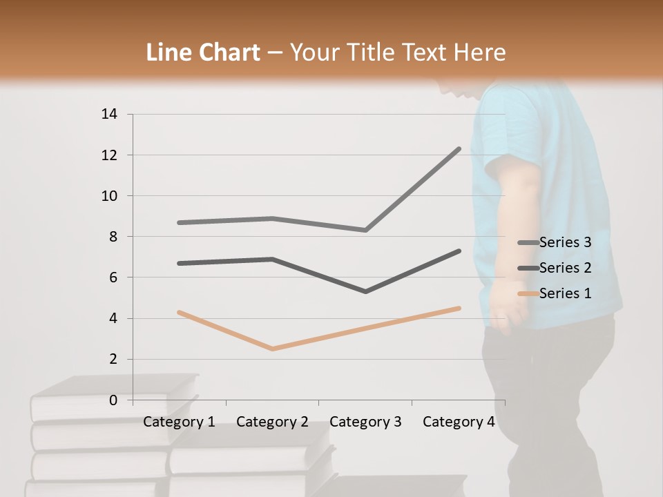 Male Profile Tower PowerPoint Template