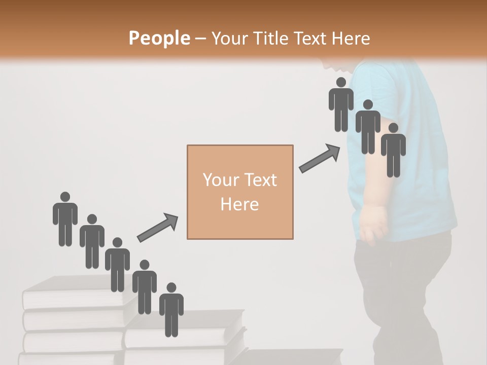 Male Profile Tower PowerPoint Template