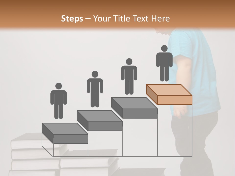 Male Profile Tower PowerPoint Template