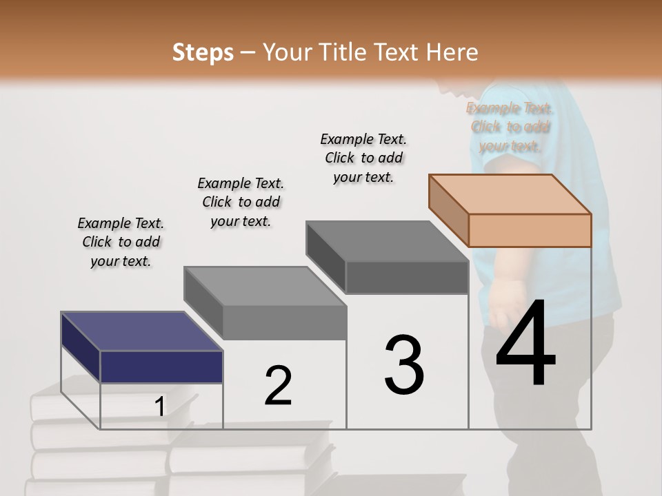 Male Profile Tower PowerPoint Template