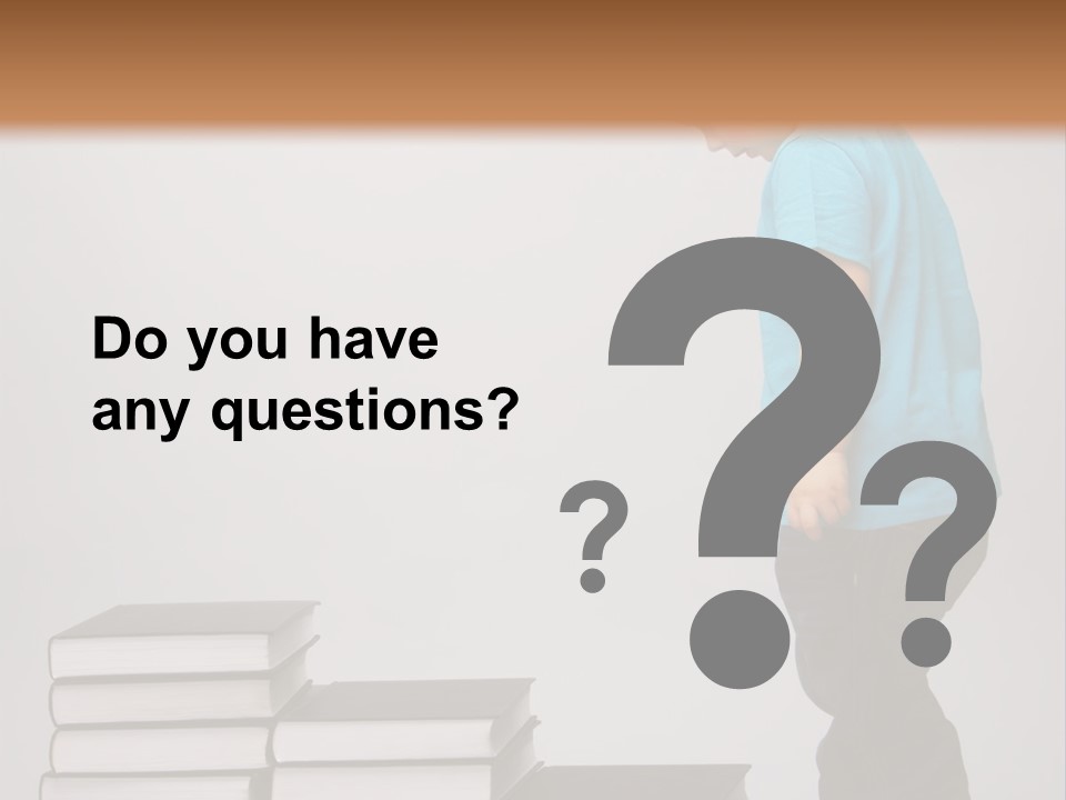 Male Profile Tower PowerPoint Template