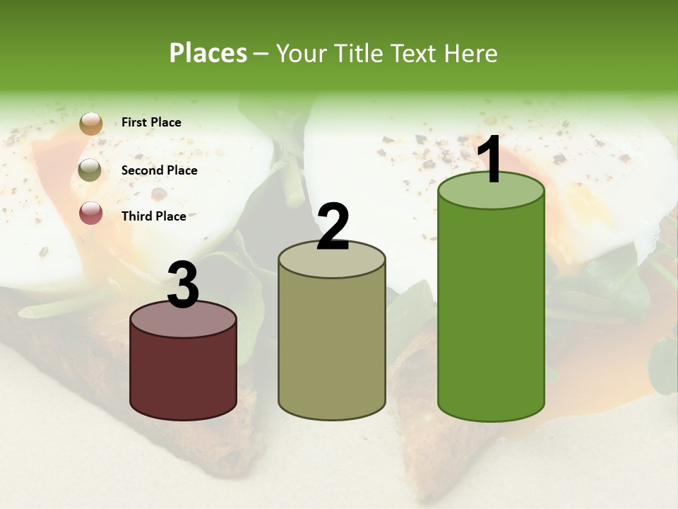 Two Poached Wholemeal PowerPoint Template