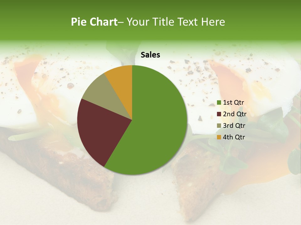 Two Poached Wholemeal PowerPoint Template
