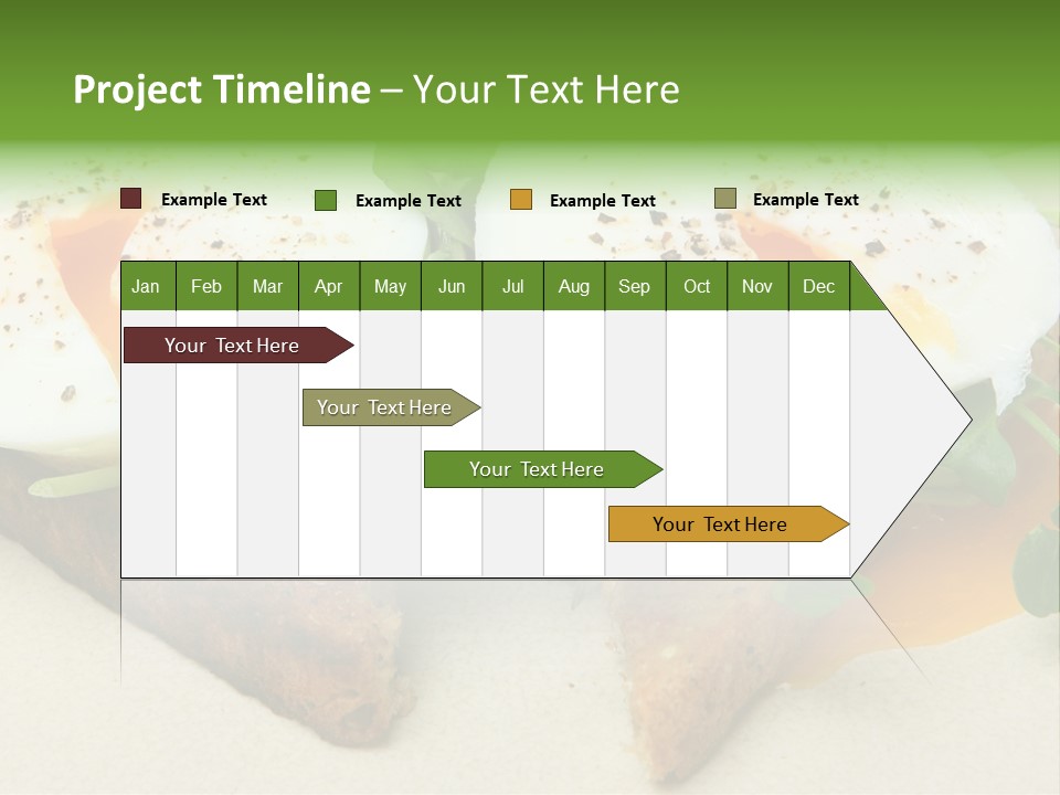 Two Poached Wholemeal PowerPoint Template