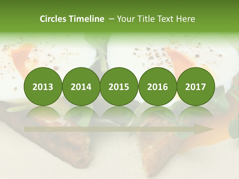 Two Poached Wholemeal PowerPoint Template