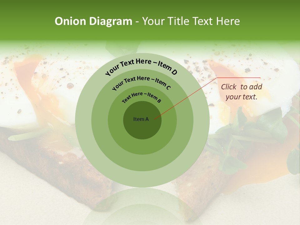 Two Poached Wholemeal PowerPoint Template