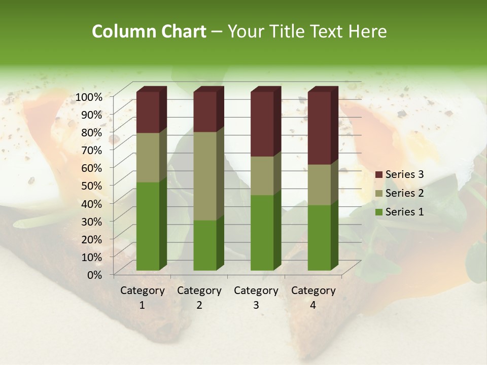 Two Poached Wholemeal PowerPoint Template
