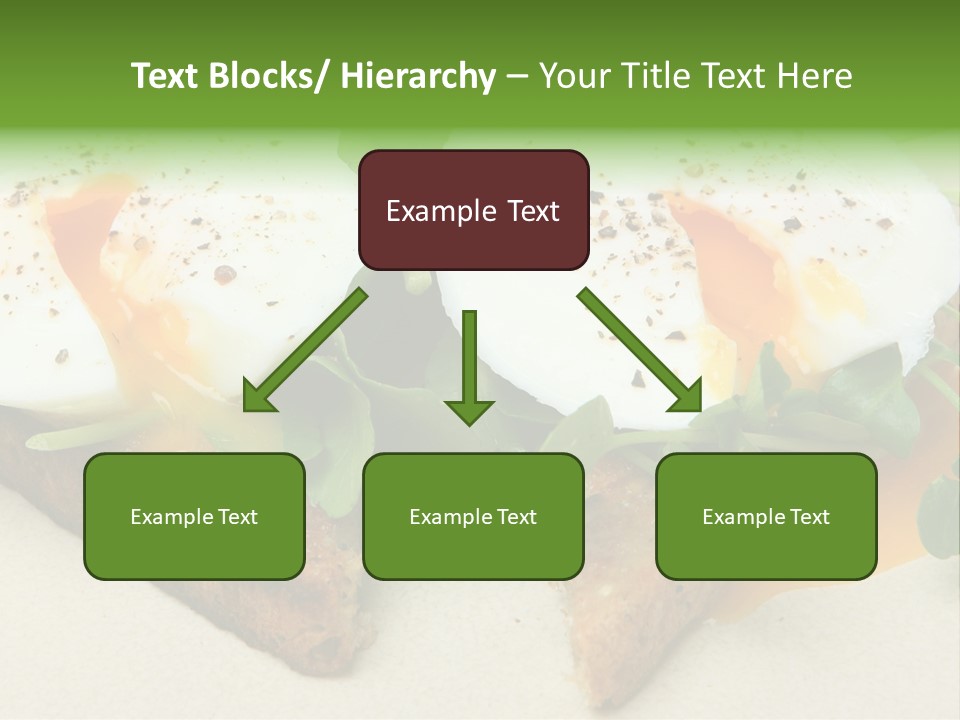 Two Poached Wholemeal PowerPoint Template