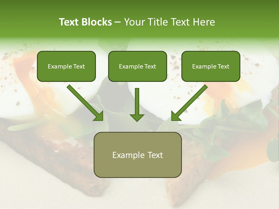 Two Poached Wholemeal PowerPoint Template