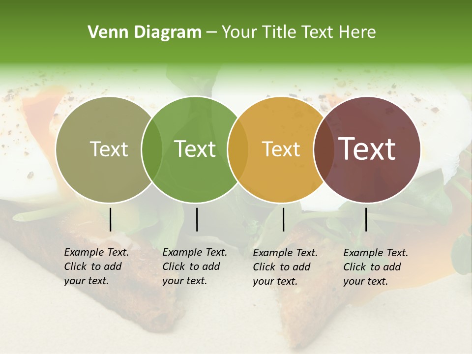 Two Poached Wholemeal PowerPoint Template