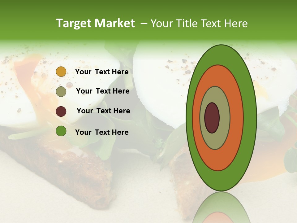 Two Poached Wholemeal PowerPoint Template