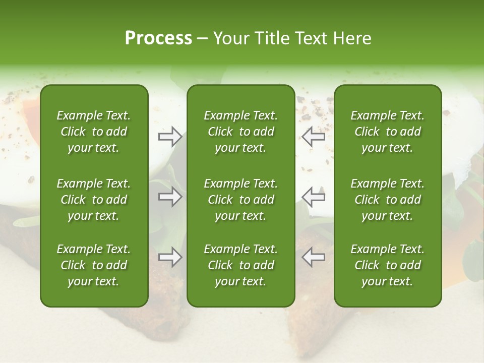Two Poached Wholemeal PowerPoint Template