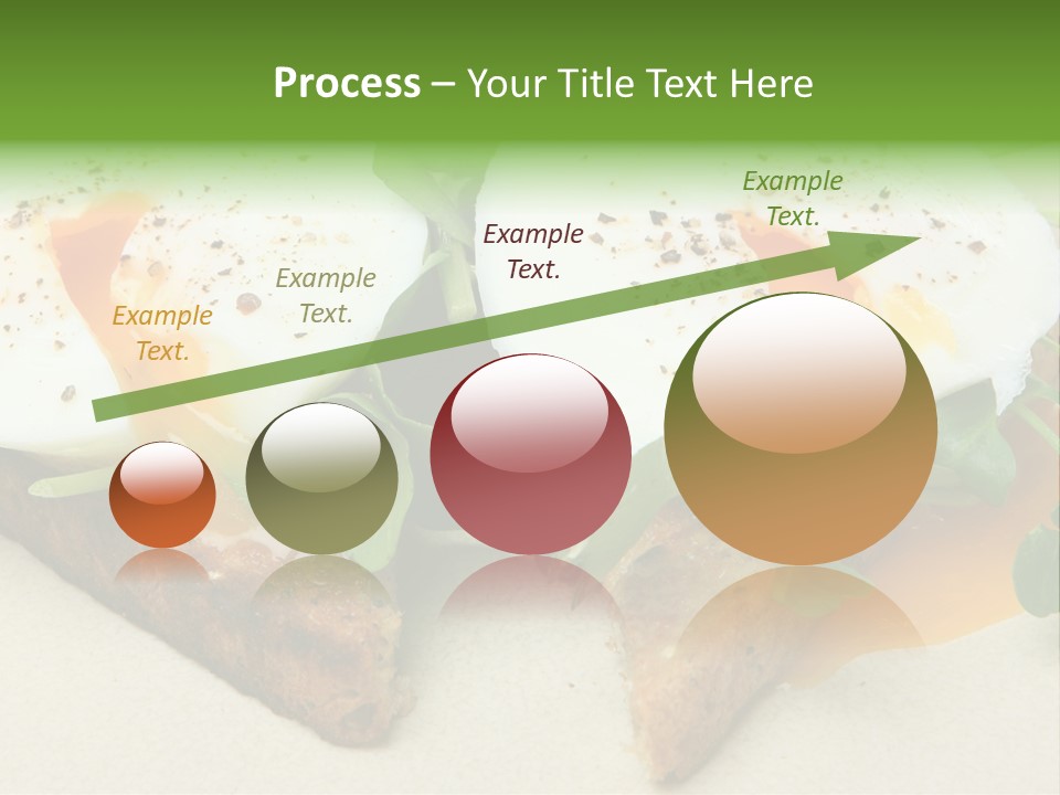 Two Poached Wholemeal PowerPoint Template