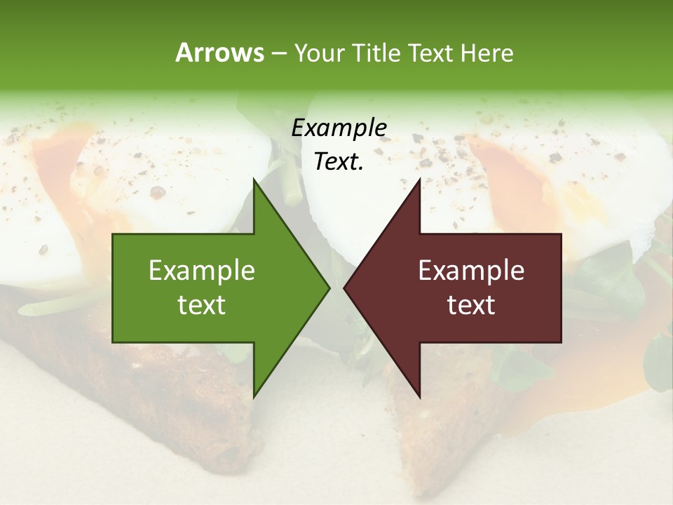 Two Poached Wholemeal PowerPoint Template