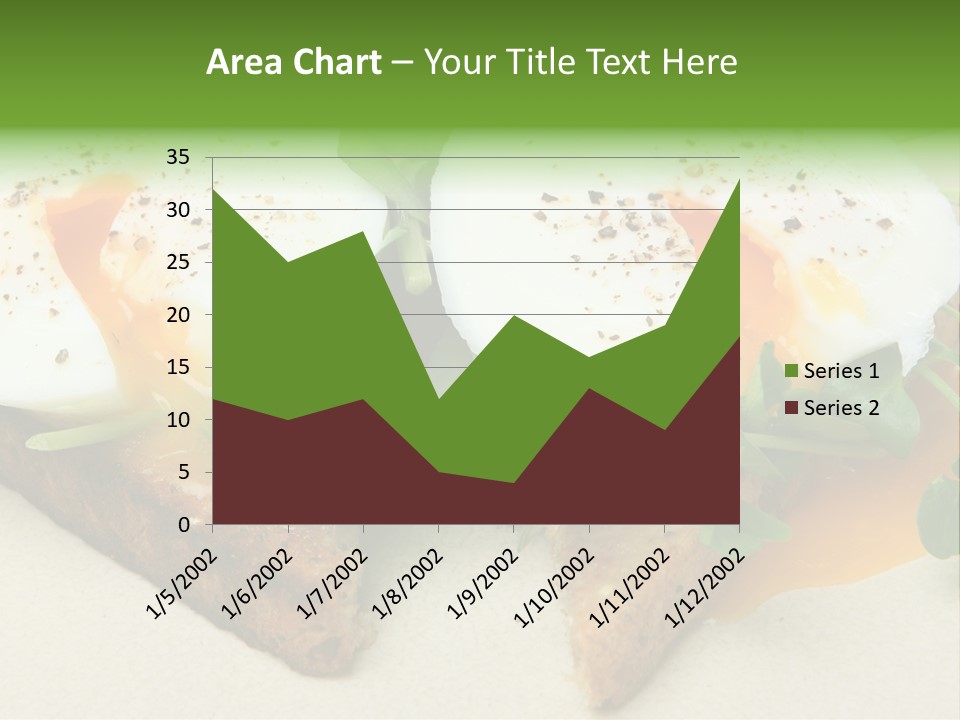 Two Poached Wholemeal PowerPoint Template