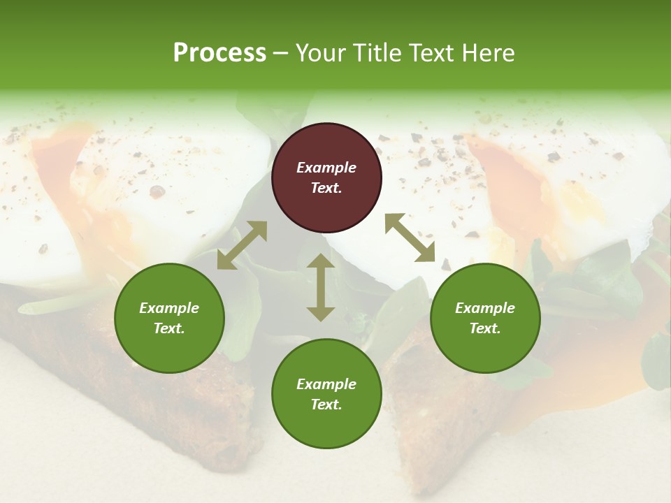 Two Poached Wholemeal PowerPoint Template