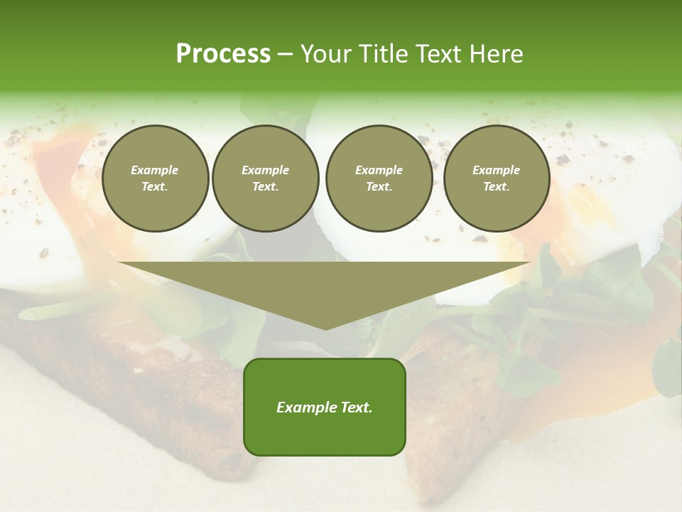 Two Poached Wholemeal PowerPoint Template