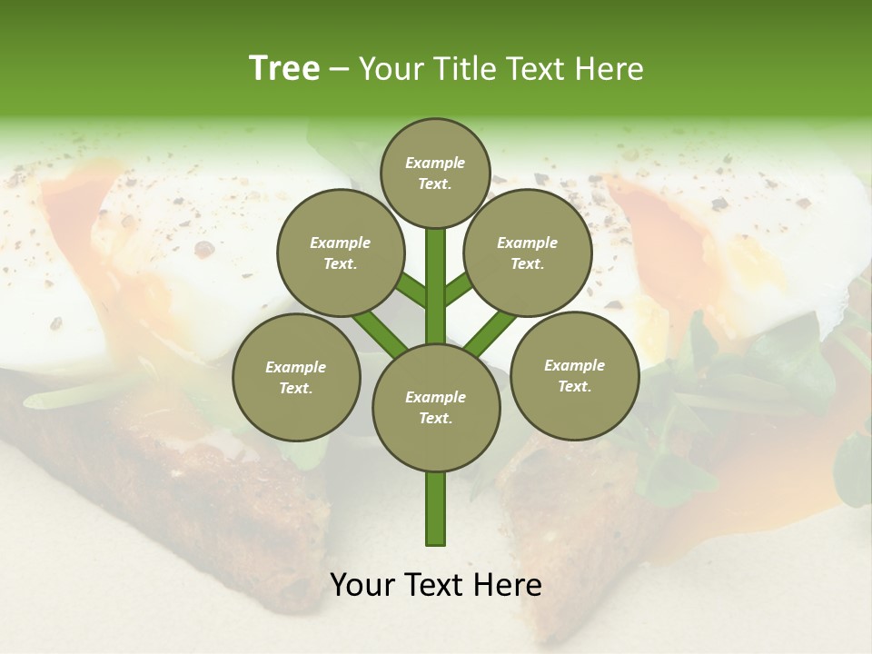 Two Poached Wholemeal PowerPoint Template