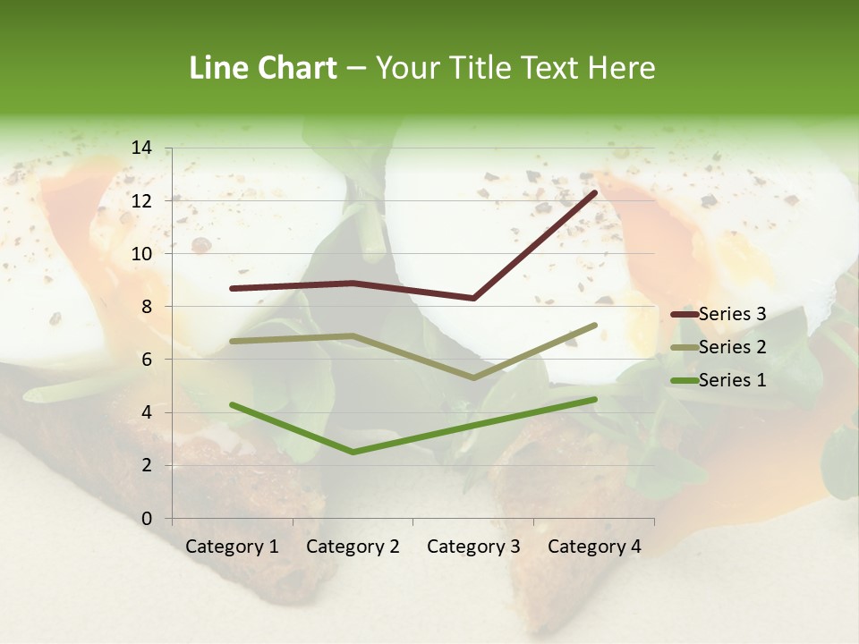 Two Poached Wholemeal PowerPoint Template