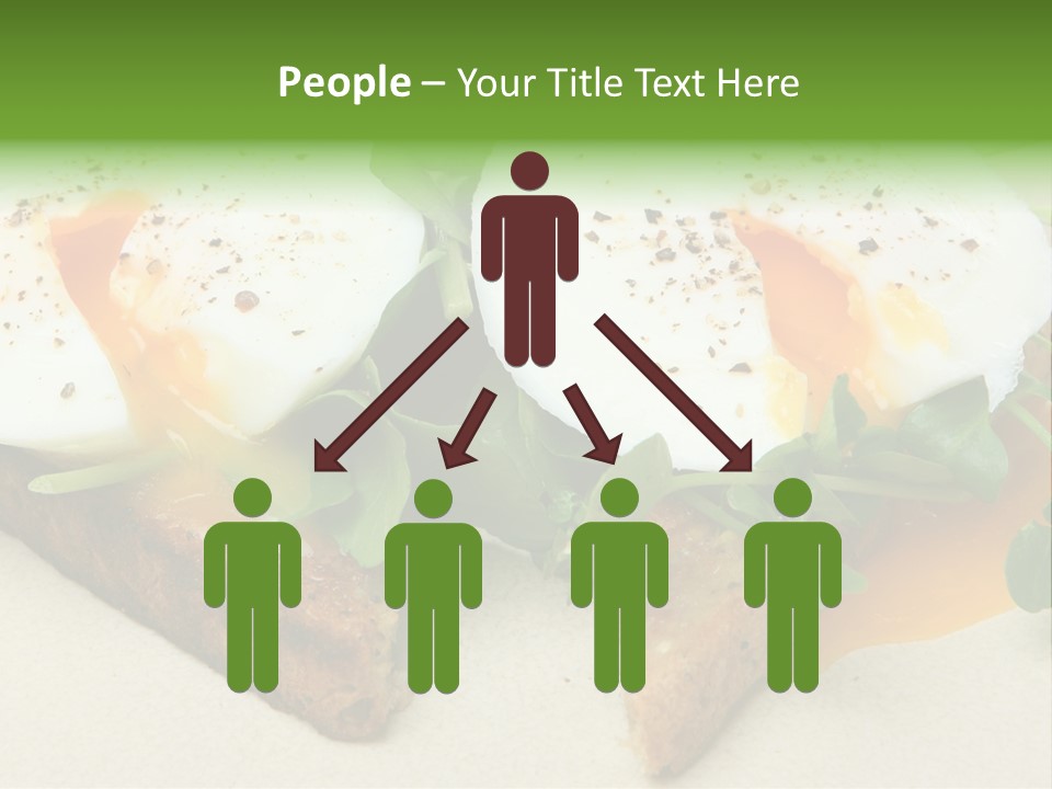 Two Poached Wholemeal PowerPoint Template