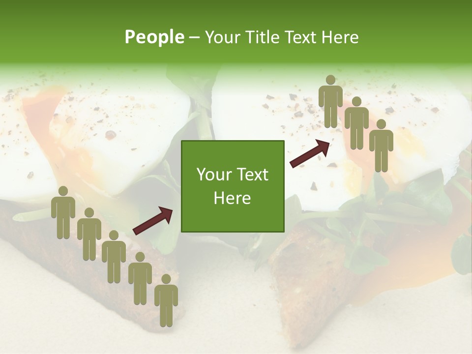 Two Poached Wholemeal PowerPoint Template