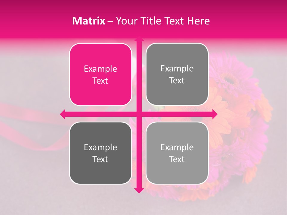 Marriage Bridal Purple PowerPoint Template