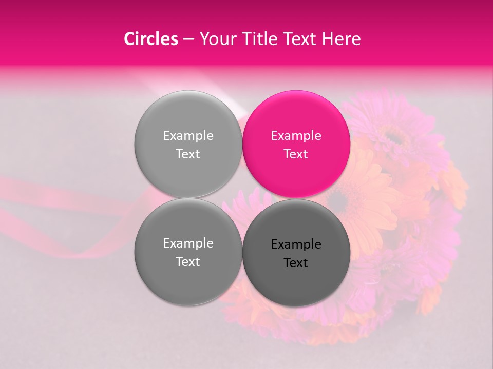 Marriage Bridal Purple PowerPoint Template