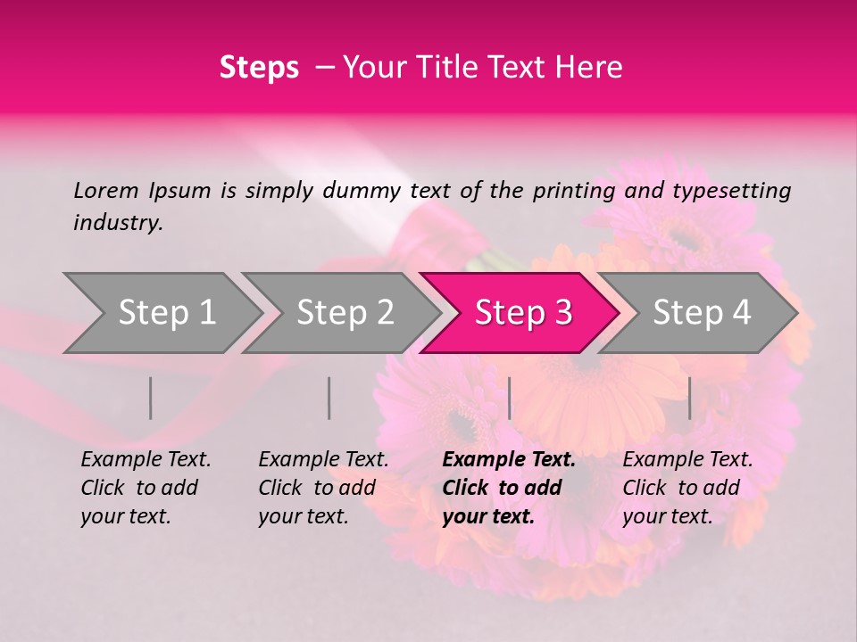 Marriage Bridal Purple PowerPoint Template