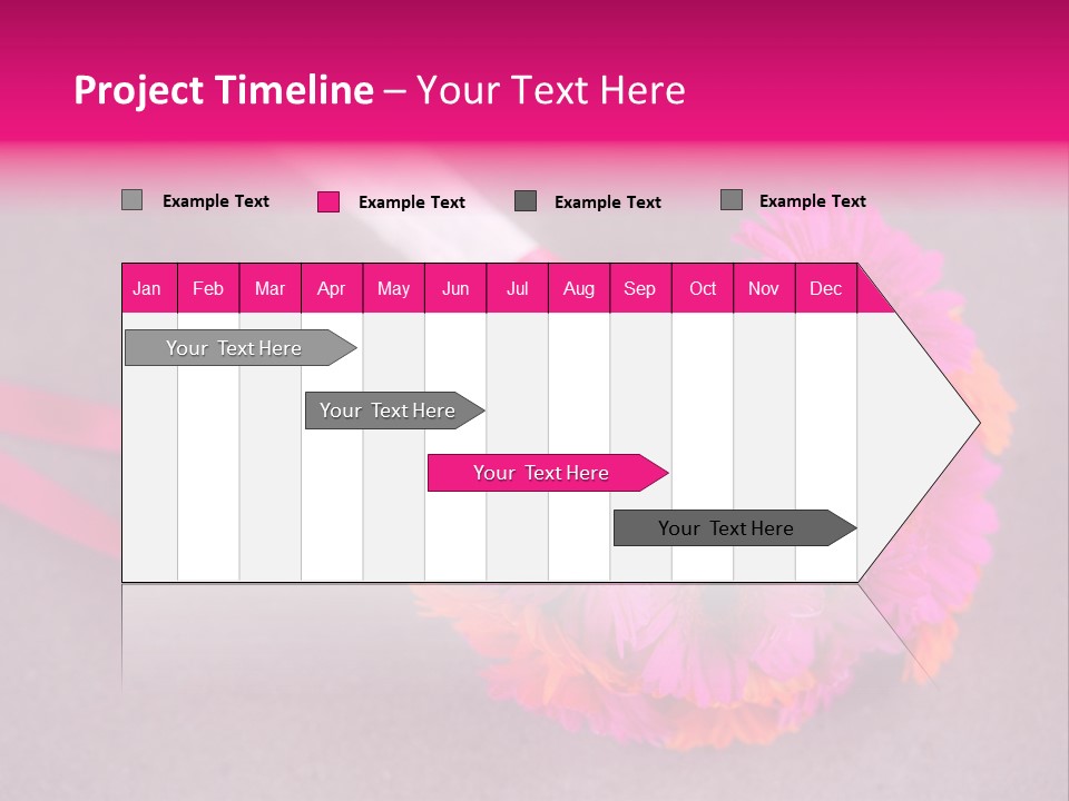 Marriage Bridal Purple PowerPoint Template