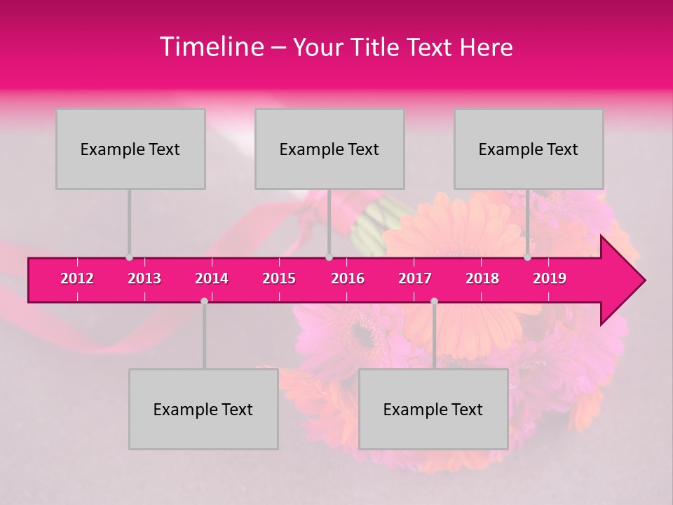 Marriage Bridal Purple PowerPoint Template