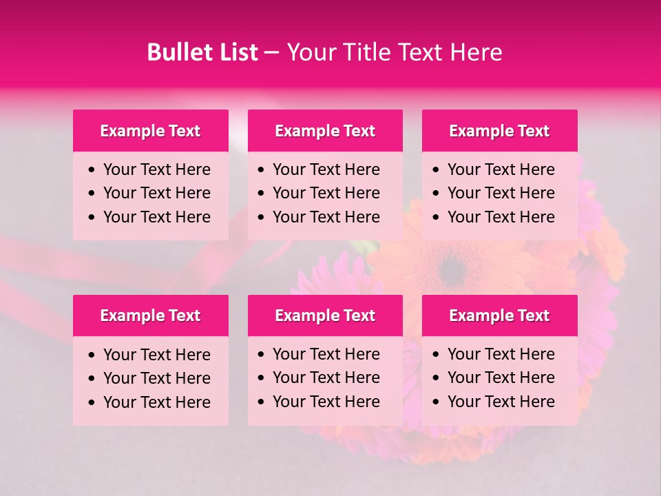 Marriage Bridal Purple PowerPoint Template