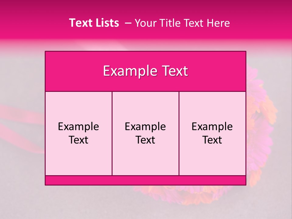 Marriage Bridal Purple PowerPoint Template