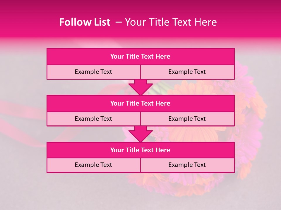 Marriage Bridal Purple PowerPoint Template