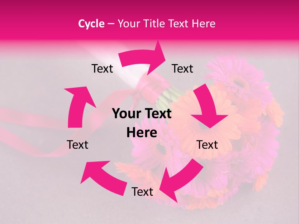 Marriage Bridal Purple PowerPoint Template