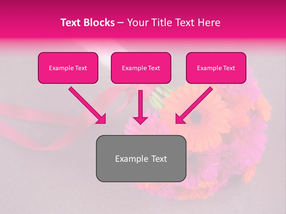 Marriage Bridal Purple PowerPoint Template