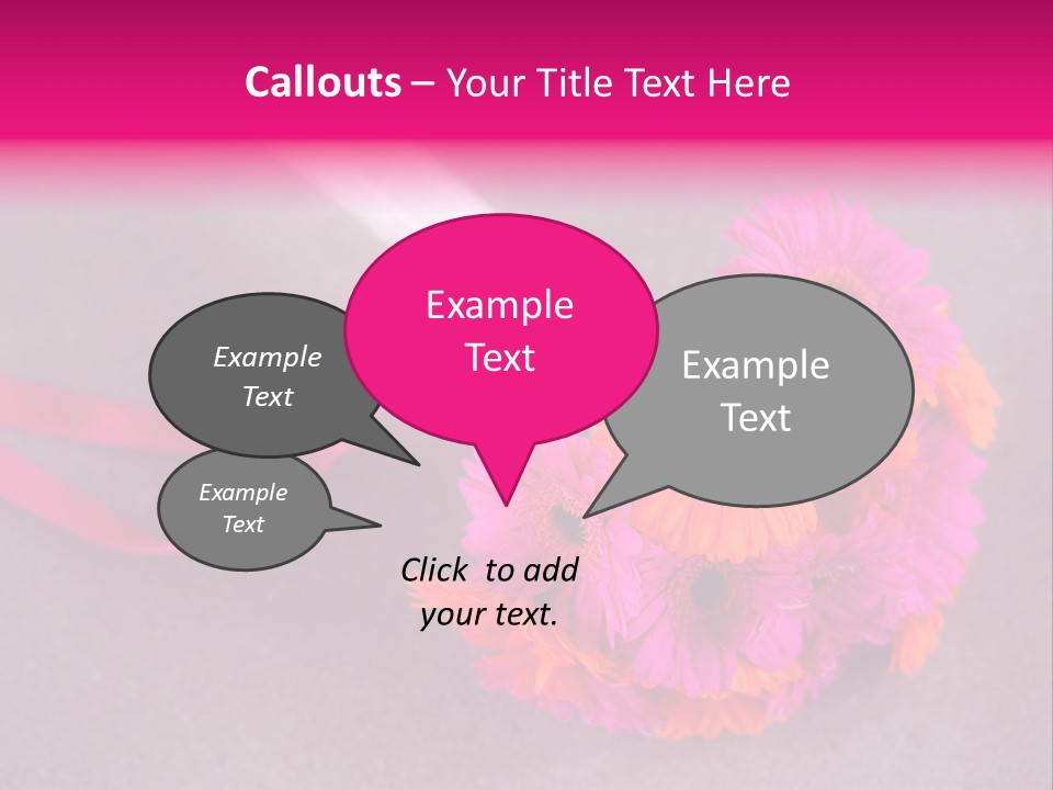 Marriage Bridal Purple PowerPoint Template