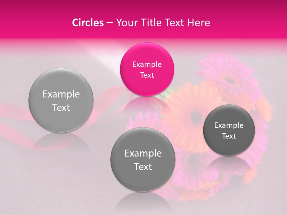 Marriage Bridal Purple PowerPoint Template