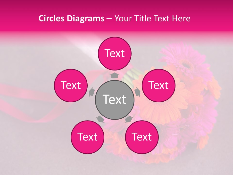 Marriage Bridal Purple PowerPoint Template