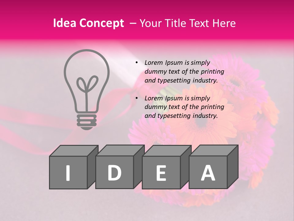 Marriage Bridal Purple PowerPoint Template