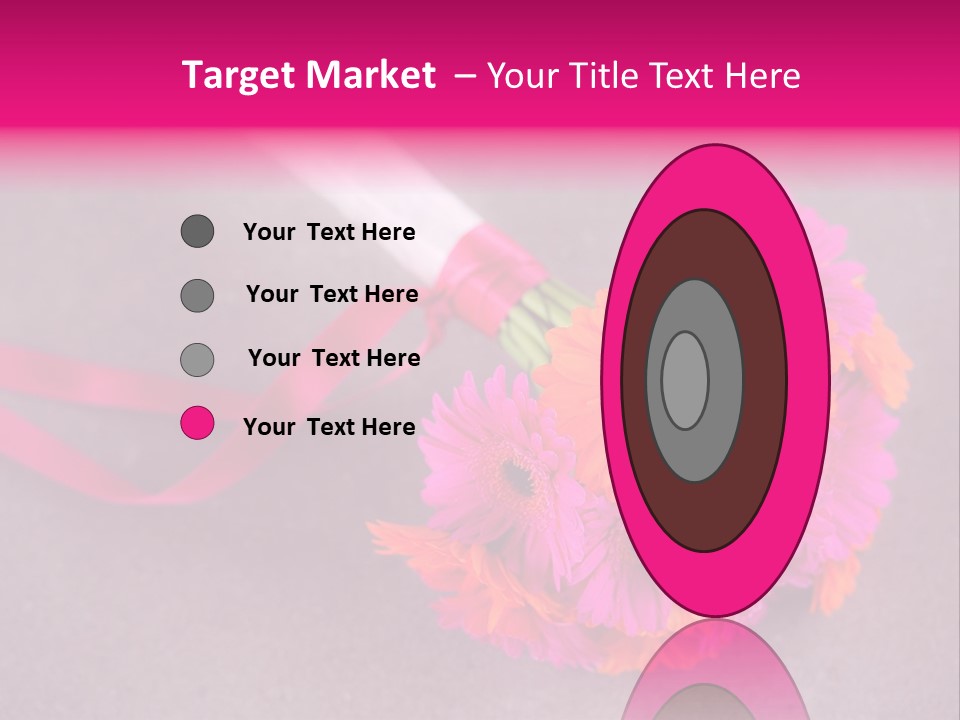 Marriage Bridal Purple PowerPoint Template