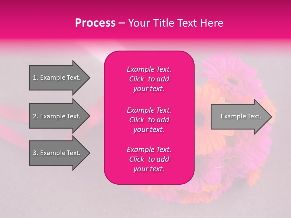 Marriage Bridal Purple PowerPoint Template
