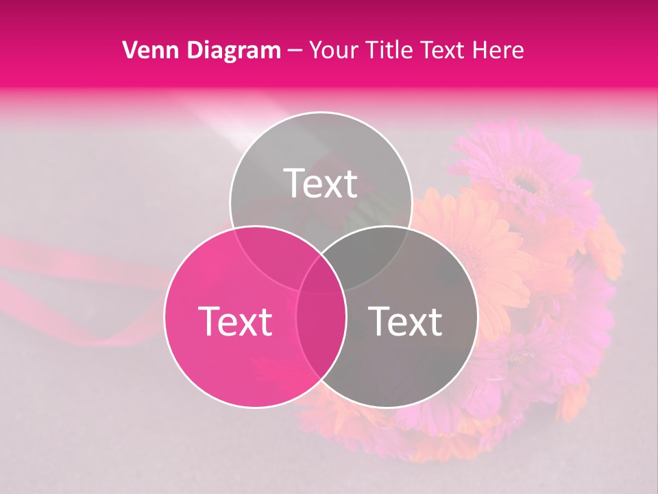 Marriage Bridal Purple PowerPoint Template